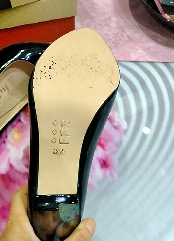 37 Beden Rugan stiletto ayakkabı