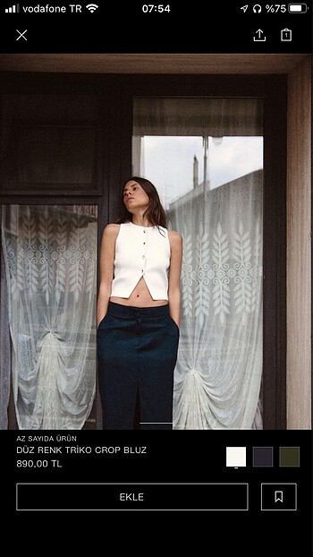 Zara yeni sezon triko yelek