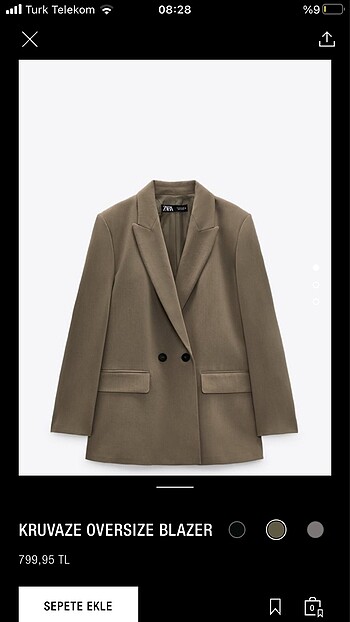 Zara blazer ceket