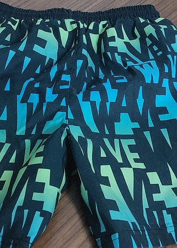 Mavi Baskılı Mini Erkek Deniz Şortu - Görsel 2