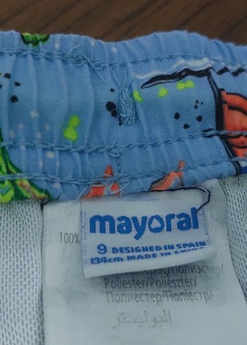 Renkli Baskılı Erkek Çocuk Mayo Şortu - Görsel 3