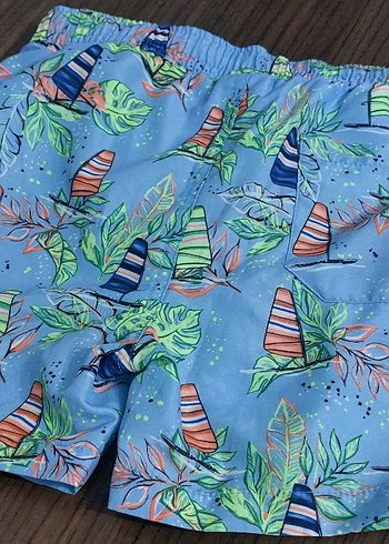 Renkli Baskılı Erkek Çocuk Mayo Şortu - Görsel 2