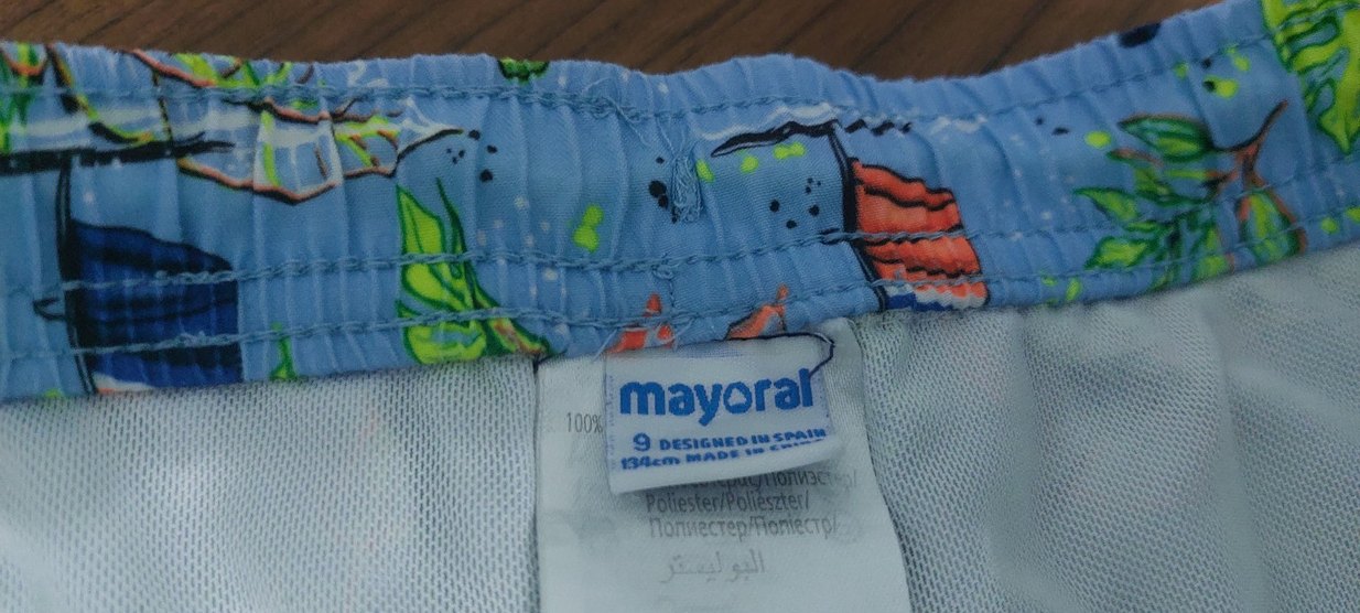 Renkli Baskılı Erkek Çocuk Mayo Şortu - Görsel 3