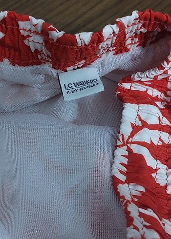 Kırmızı Desenli Erkek Mini Şort - Görsel 3