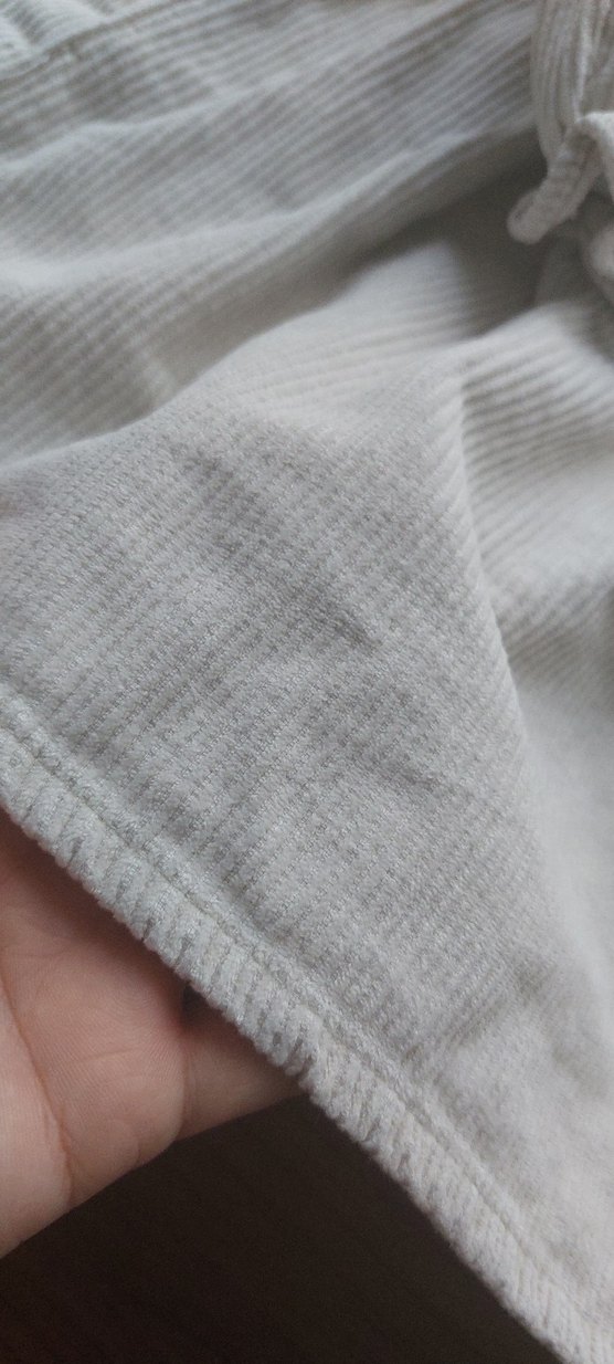 Gri Keten Kız Elbise Düğmeli Bohem Tarz - Görsel 4