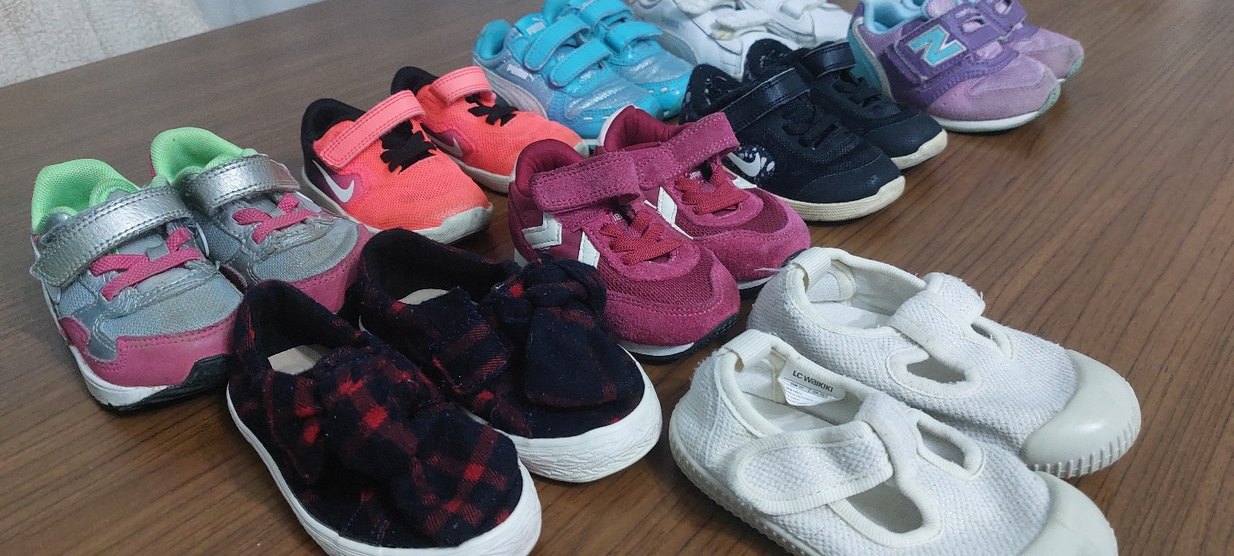 Renkli Kız Çocuk Spor Ayakkabıları Velcro - Görsel 4