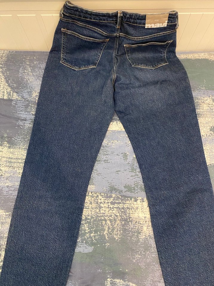 Kadın 27/29 beden Star Mavi Denim Pantolon - Görsel 4