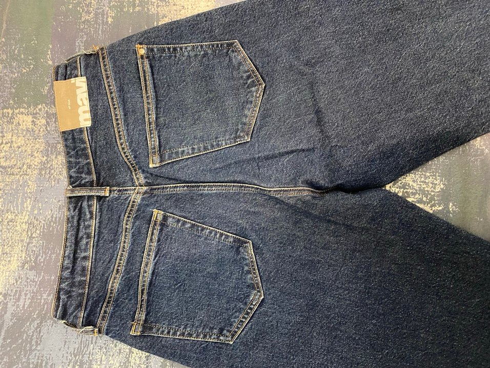 Kadın 27/29 beden Star Mavi Denim Pantolon - Görsel 5