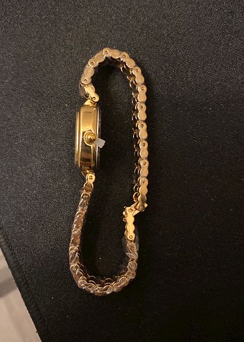 Retro Ciloa Kadın Klasik Altın Renkli Kol Saati - Görsel 2