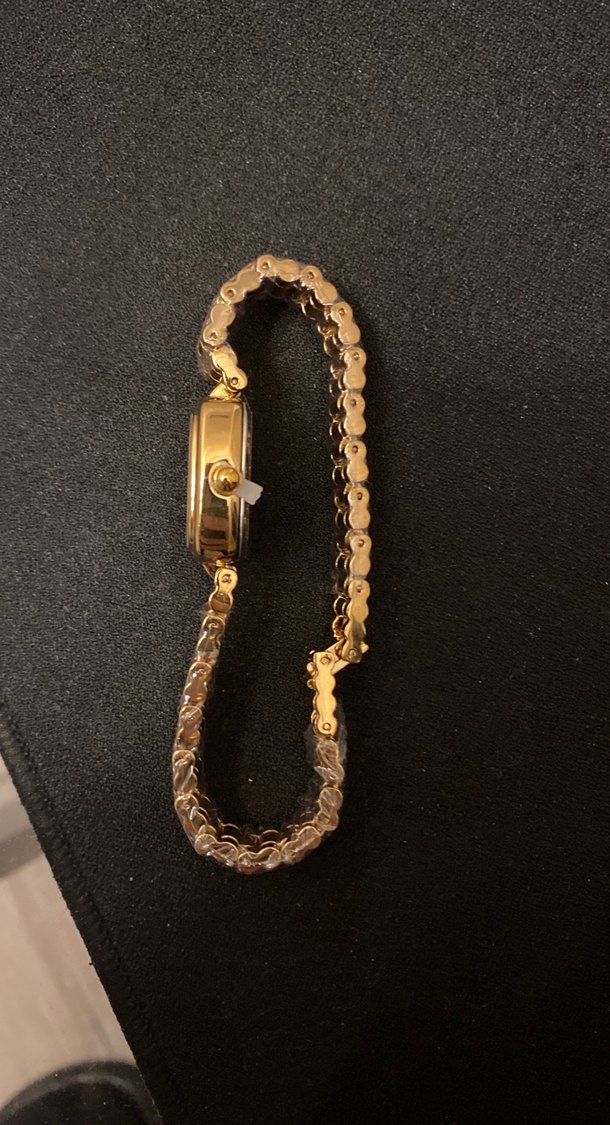 Retro Ciloa Kadın Klasik Altın Renkli Kol Saati - Görsel 2