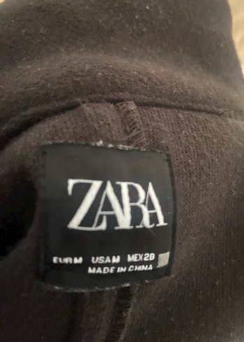 Zara Koyu Kahverengi Uzun Kaban - Görsel 5