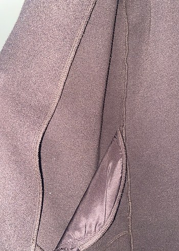 Zara Koyu Kahverengi Uzun Kaban - Görsel 4