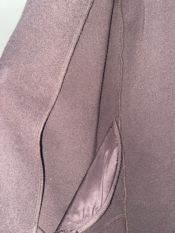 Zara Koyu Kahverengi Uzun Kaban - Görsel 4