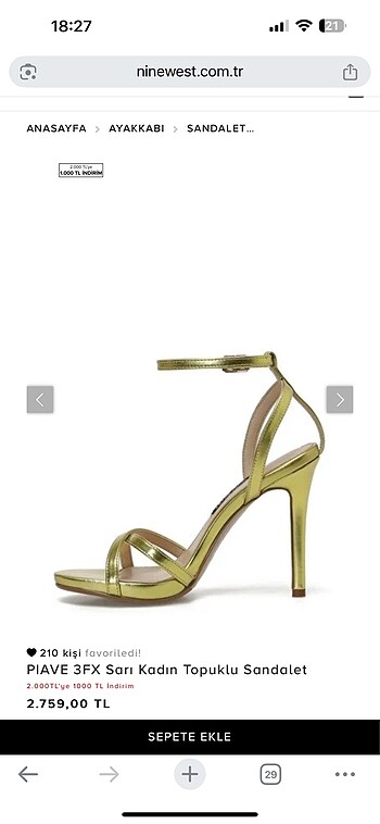 Nine West Nine west etiketli