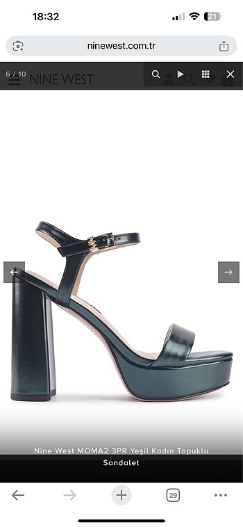Nine west etiketli