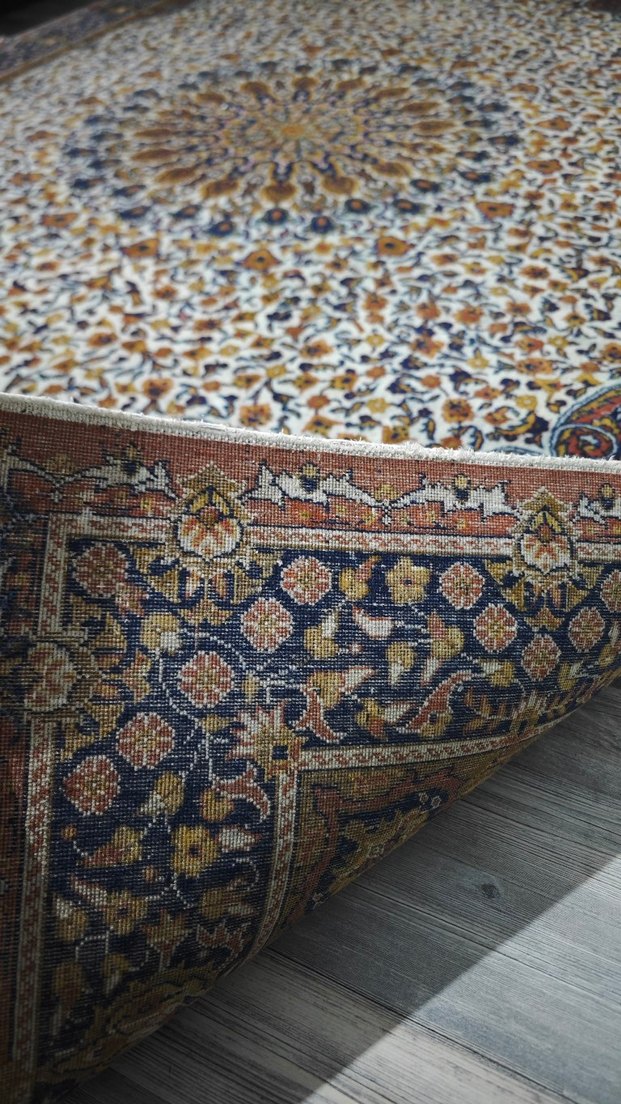 İran Motifli Vintage Stil Halı - Görsel 3