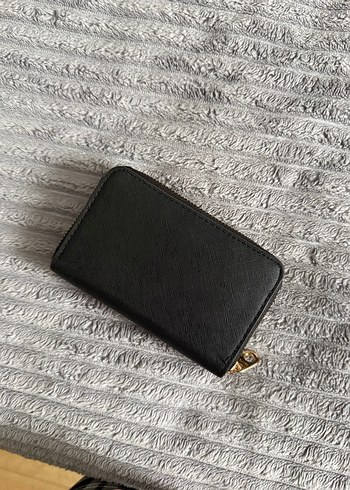 Beden siyah Renk Mango Siyah Deri Fermuarlı Kadın Cüzdan