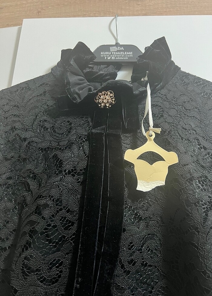 Kadife elbise - Görsel 2