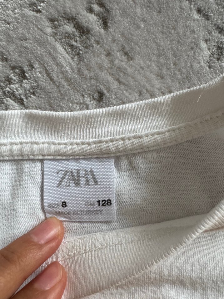 Zara Bohem Desenli Kız Çocuk Kısa Kollu Tişört - Görsel 2