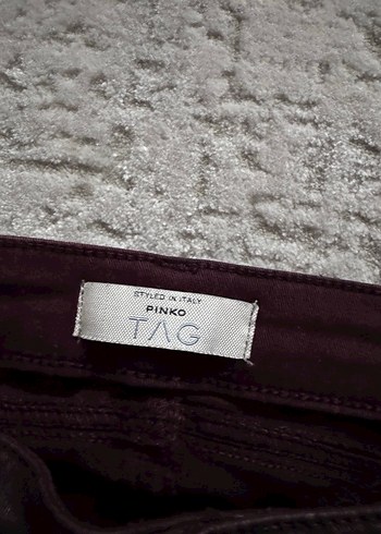 Pinko mumlu vişne çürüğü Kadın Pantolon - Görsel 5