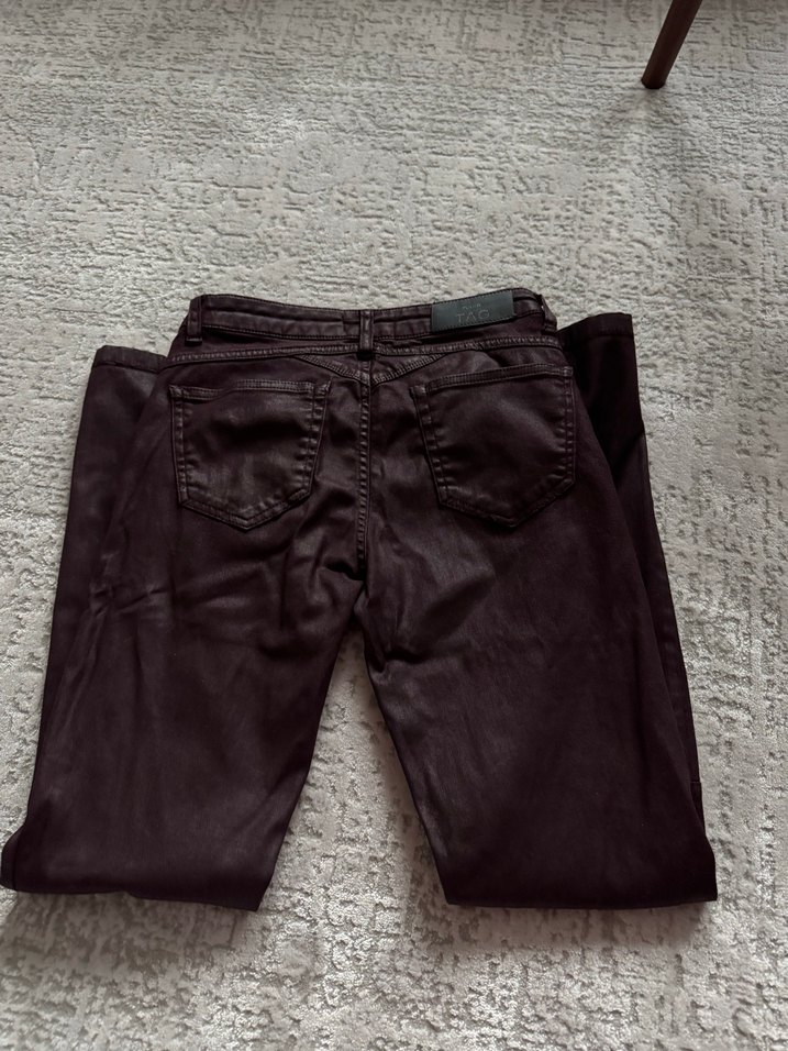 Pinko mumlu vişne çürüğü Kadın Pantolon - Görsel 3