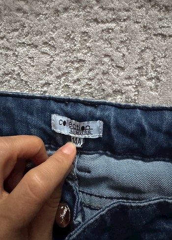 Y2K düşük bel Kadın Kot Pantolon - Görsel 2