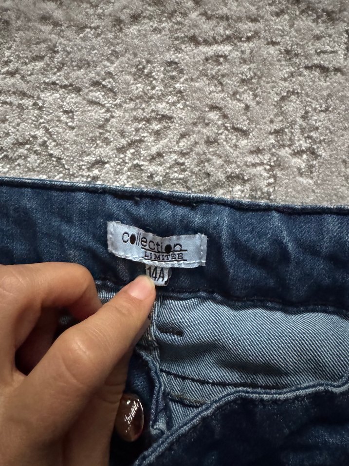 Y2K düşük bel Kadın Kot Pantolon - Görsel 2