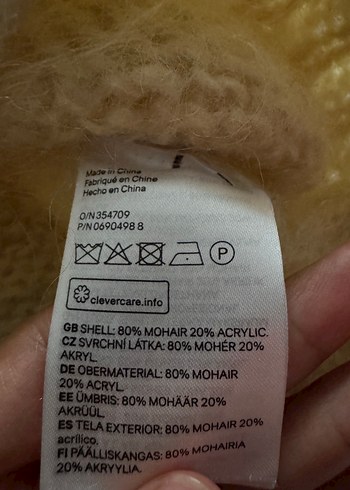 Bej Kadın yün Kazak, Bisiklet Yaka, Rahat Kesim - Görsel 3