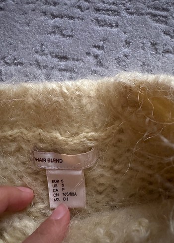 Bej Kadın yün Kazak, Bisiklet Yaka, Rahat Kesim - Görsel 4