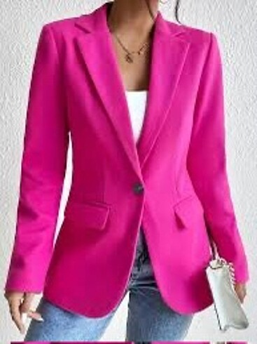 Yün sıfır şık blazer ceket