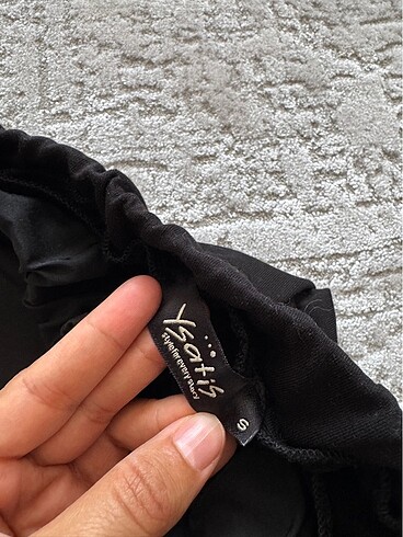 s Beden siyah Renk Ysatis unisex yeni eşofman altı