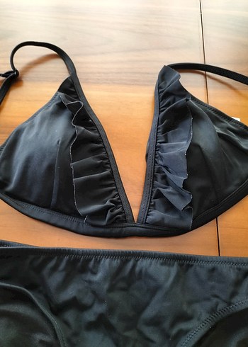 Siyah Strappy Bikini Takımı - Görsel 2