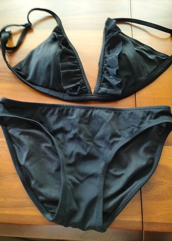 Siyah Strappy Bikini Takımı - Görsel 3