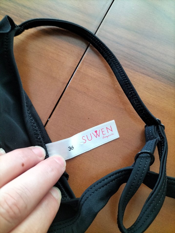 Siyah Strappy Bikini Takımı - Görsel 4