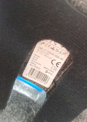 Mavi Mat erkek çocuk bisiklet motor kaski - Görsel 6