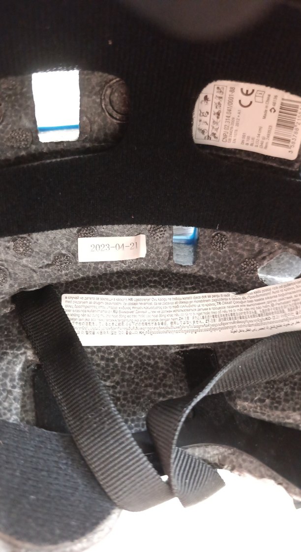 Mavi Mat erkek çocuk bisiklet motor  kaski - Görsel 3