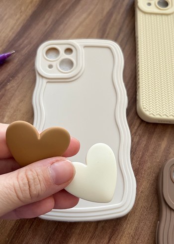 İPhone 13 Bej beyaz  Telefon Kılıfı - Görsel 5