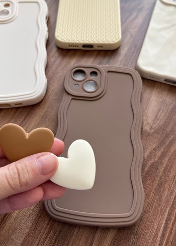 İPhone 13 Bej beyaz  Telefon Kılıfı - Görsel 4