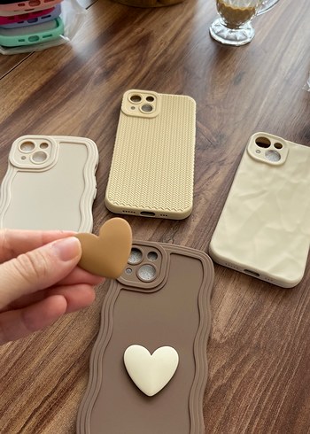 İPhone 13 Bej beyaz  Telefon Kılıfı - Görsel 2