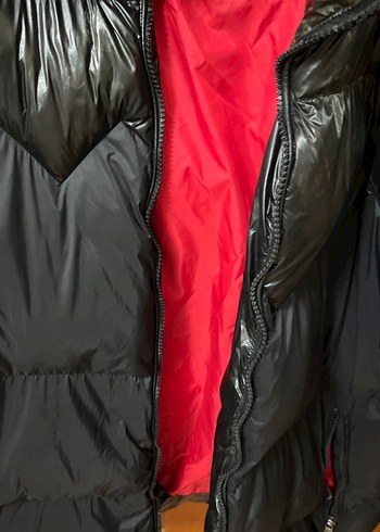 Erkek Siyah Şişme Mont Fermuarlı - Görsel 7