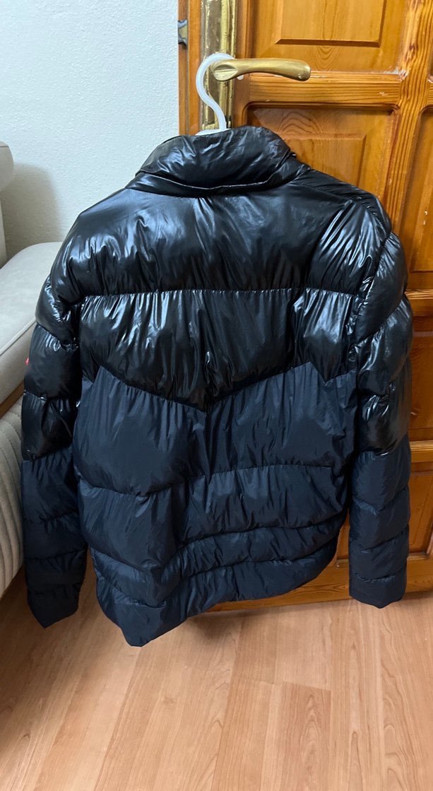 Erkek Siyah Şişme Mont Fermuarlı - Görsel 3