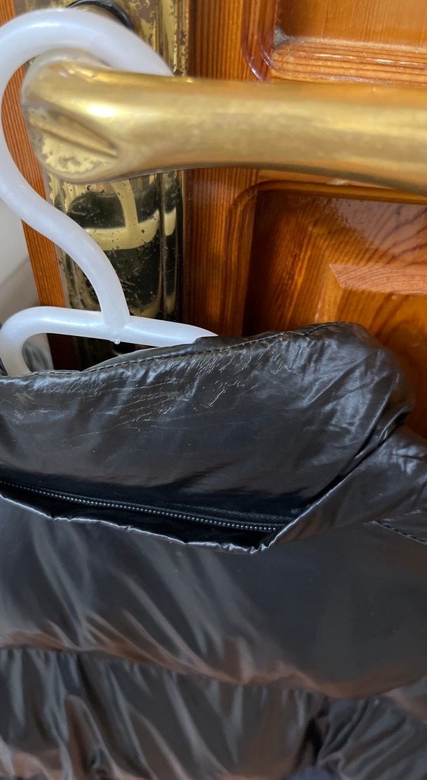 Erkek Siyah Şişme Mont Fermuarlı - Görsel 4