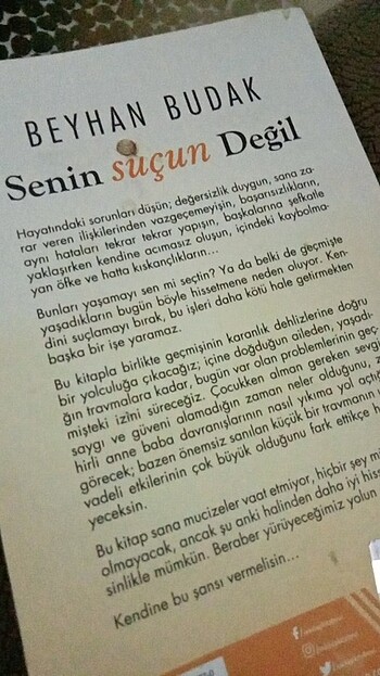 Beden Beyhan Budak Senin suçun Değil kitabı