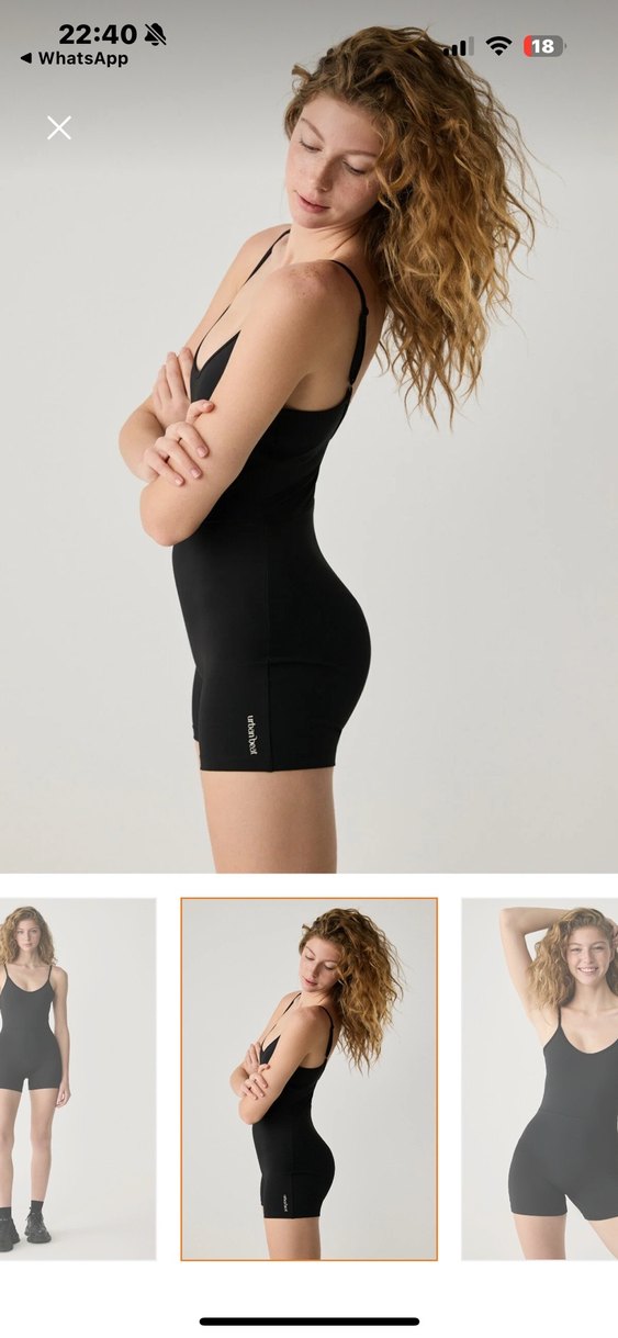 Siyah Mini Straplez Kadın Tulum - Görsel 2