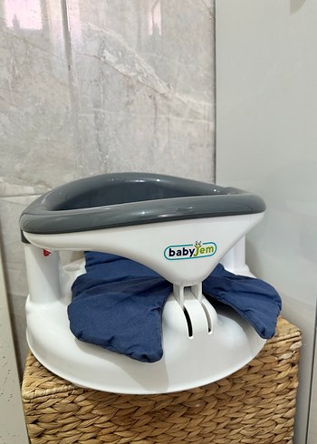 BabyJem Mavi Gri Bebek Mama Sandalyesi