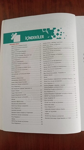  Ayt Organik Kimya Çap konu anlatımlı fasikül 