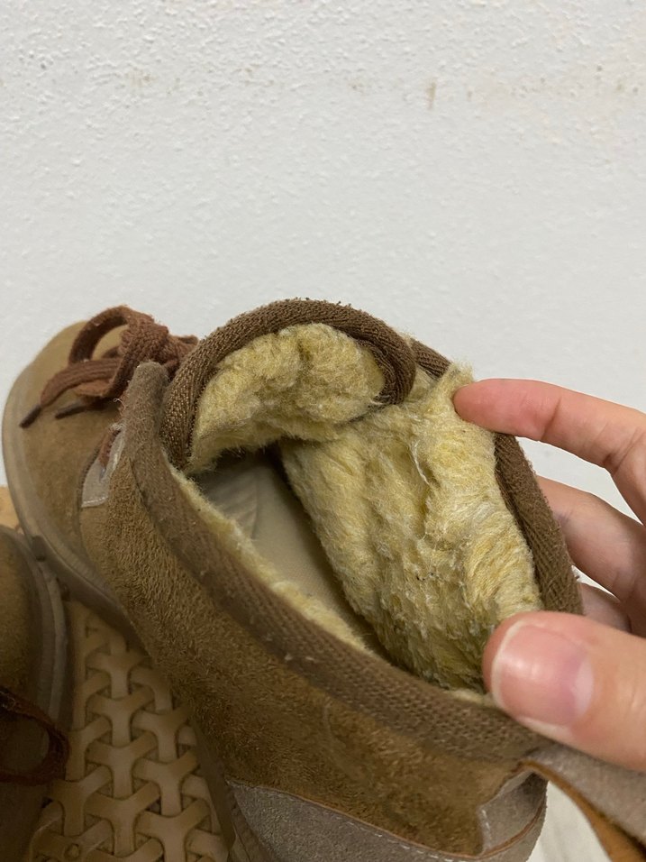 Kürklü Süet Kadın Bot Kahverengi - Görsel 5