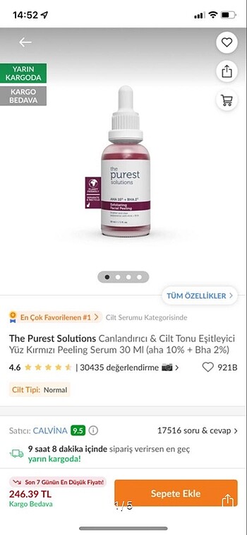 The purest solutions