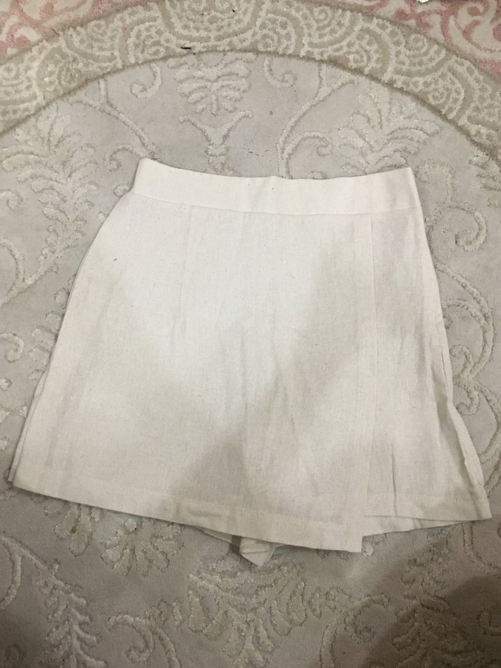 Beyaz Mini Kadın Etek - Görsel 4