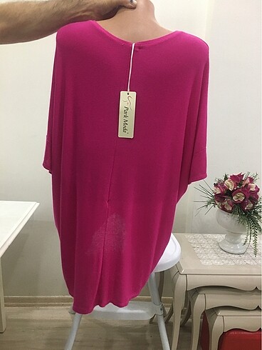 48 Beden pembe Renk Park moda bluz